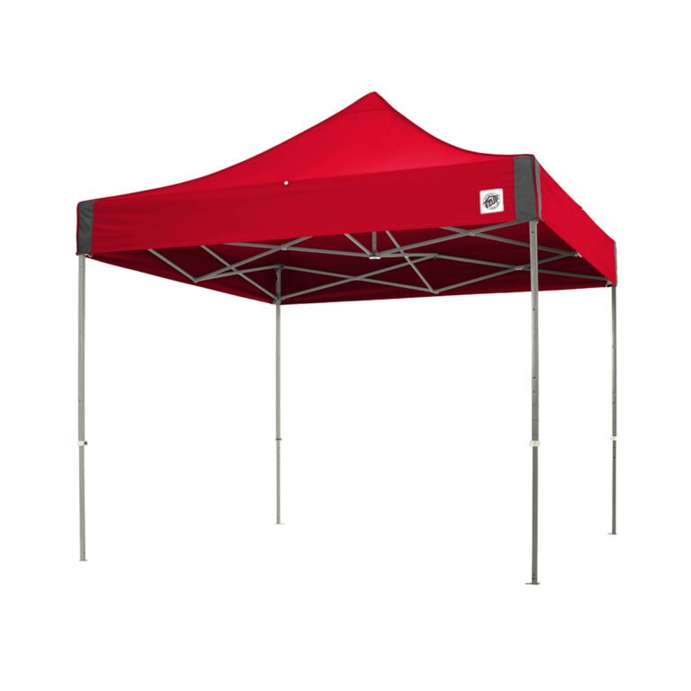 Eclipse easy up tent 3x3m aluminium frame met stofkleur rood