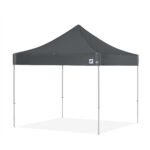 Eclipse easy up tent 3x3m staal witte frame met stofkleur grijs