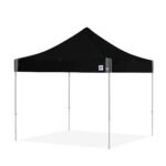 Eclipse easy up tent 3x3m staal witte frame met stofkleur zwart