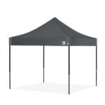 Eclipse easy up tent 3x3m staal zwarte frame met stofkleur grijs