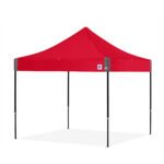 Eclipse easy up tent 3x3m staal zwarte frame met stofkleur rood