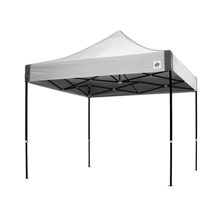 Eclipse easy up tent 3x3m staal zwarte frame met stofkleur wit
