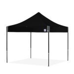 Eclipse easy up tent 3x3m staal zwarte frame met stofkleur zwart