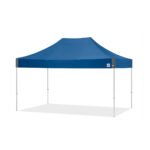 Eclipse easy up tent 3x4,5m staal witte frame met stofkleur blauw