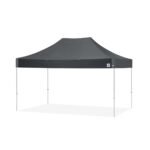 Eclipse easy up tent 3x4,5m staal witte frame met stofkleur grijs
