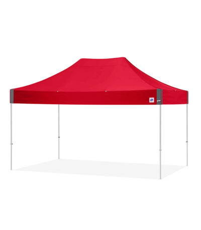 Eclipse easy up tent 3x4,5m staal witte frame met stofkleur rood