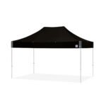 Eclipse easy up tent 3x4,5m staal witte frame met stofkleur zwart