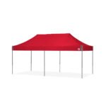 Eclipse easy up tent 3x6m aluminium frame met stofkleur rood