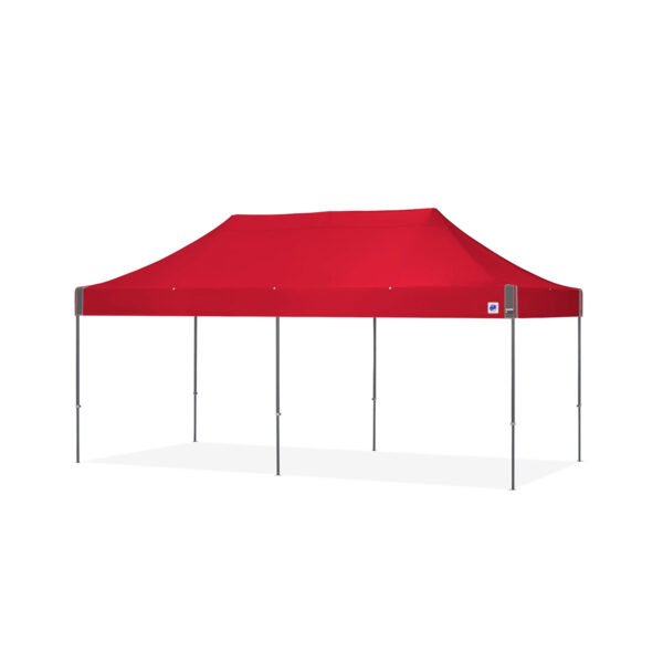 Eclipse easy up tent 3x6m aluminium frame met stofkleur rood