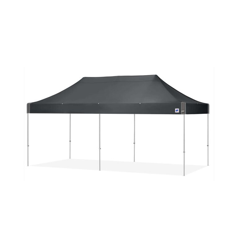 Eclipse easy up tent 3x6m staal witte frame met stofkleur grijs