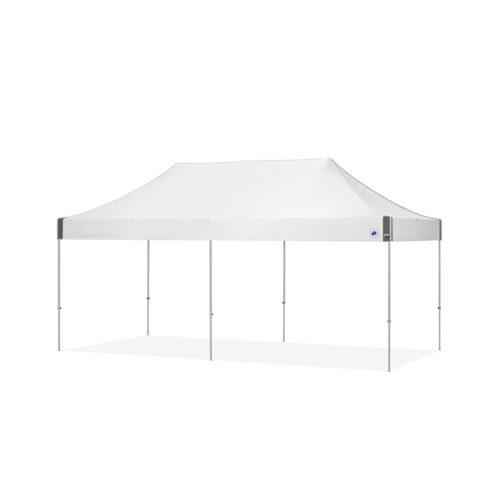 Eclipse easy up tent 3x6m staal witte frame met stofkleur wit