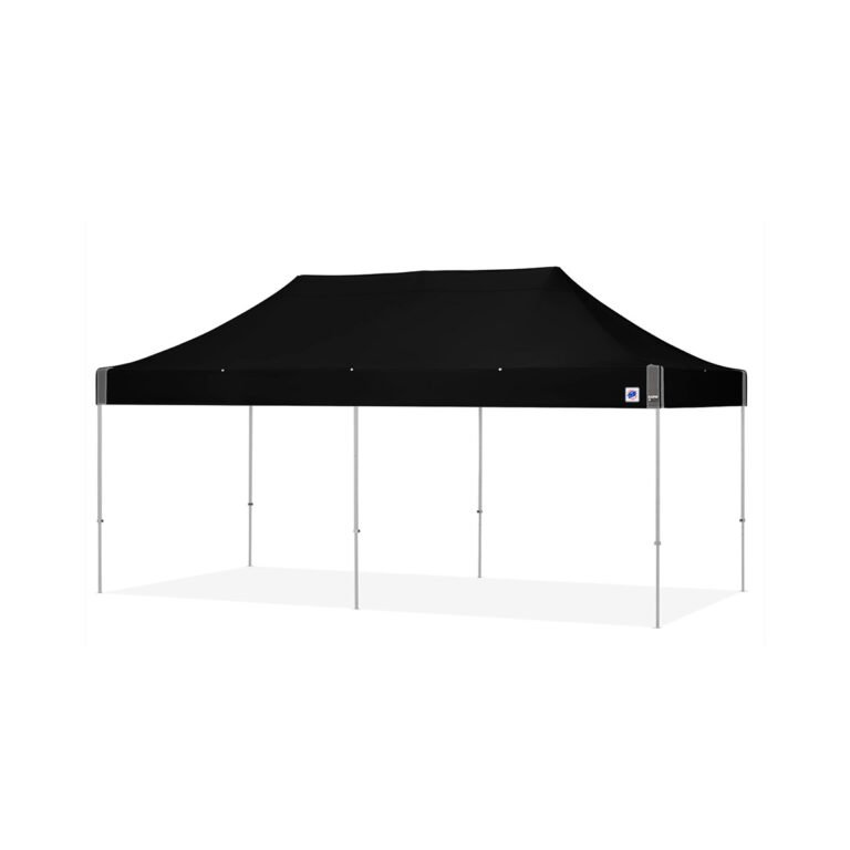 Eclipse easy up tent 3x6m staal witte frame met stofkleur zwart