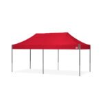 Eclipse easy up tent 3x6m staal zwarte met stofkleur rood