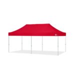 Endeavor easy up tent 3x6m aluminium frame met stofkleur rood