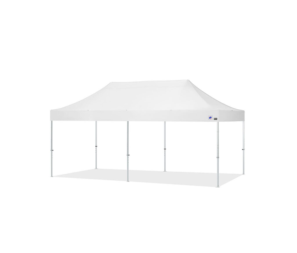 Endeavor easy up tent 3x6m aluminium frame met stofkleur wit