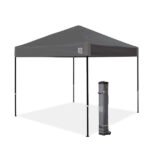 Ambassador 3x3m staal grijze frame stofkleur wit