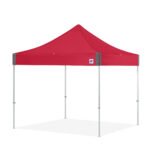 Endeavor easy up tent 3x3m aluminium frame met stofkleur rood
