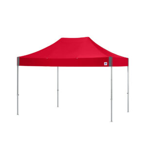 Endeavor easy up tent 3x4,5m aluminium frame met stofkleur rood