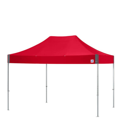 Endeavor easy up tent 3x4,5m aluminium frame met stofkleur rood
