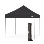 Vantage 3x3m staal grijze frame met stofkleur zwart