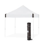 Vantage 3x3m staal witte frame met stofkleur wit