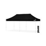 Vantage 3x6m staal witte frame met stofkleur zwart