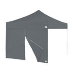 Zijwand Endeavor 3x3m Grijs met Rits