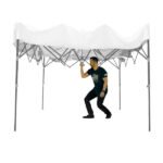 Patriot Easy Up Tent 3x3m - Aluminium Frame - Wit Doek - Afbeelding 3